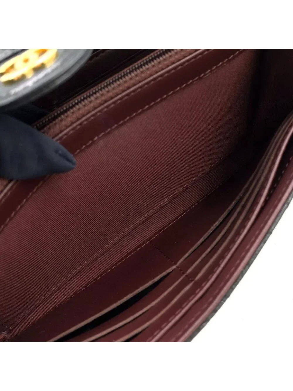 Chanel Quilted Classic Caviar Leather Black Wallet Gold